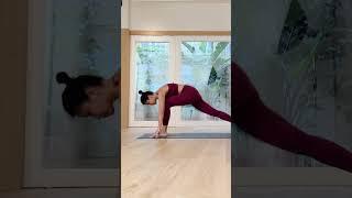 Paso adelante desde adho mukha svanasana: diferentes niveles