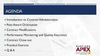 Contract Administration for Government Contractors