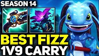 RANK 1 BEST FIZZ IN THE WORLD 1V9 CARRY GAMEPLAY! | League of Legends