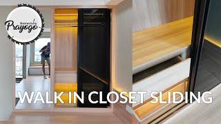 BUAT LEMARI WALK IN CLOSET SLIDING