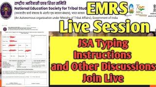 EMRS JSA Skill Test Rules and Instructions । Detailed Discussion । EMRS Live Session  #emrs