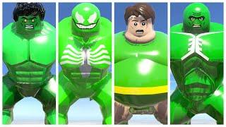 Who is best ? Green Venom Hulk Blob or Abomination - Epic Battle in Lego Marvel Superheroes !