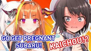 Coco Kaichou Comes Back To Cheer Up Subaru On Her Pregnancy!! [holoARK]