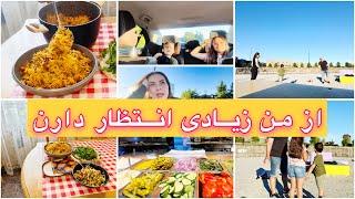 ولاگ یک روز کامل با لوبیا پلو با طعم بهشت و یه کم درد و دل و غرغر