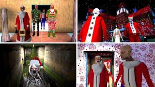 All DVloper Games Christmas Atmosphere Full Gameplay - The Twins Vs Granny Vs Granny 2 Vs Granny 3