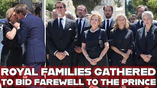 Royal families gathered in Athens to honor the memory of Prince Michael of Greece and Denmark