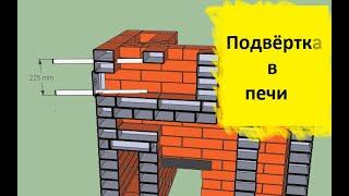 Подвёртка в печи. как делать подвёртку.