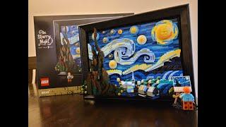 The Starry Night by Vincent van Gogh 3D Lego Set