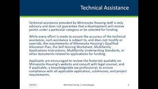 Minnesota Housing: Consolidated RFP Introduction and Overview