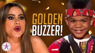 GOLDEN BUZZER! SHY 8-Year-Old Drummer SURPRISES The Judges!