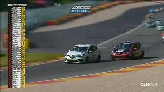 Renault Clio Cup Europe 2023. Race 1 Circuit de Spa-Francorchamps. Final Lap