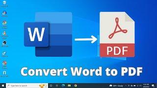 How to Convert Word Document to PDF | Word to PDF Converter