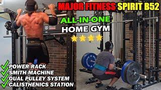 Major Fitness Spirit B52 REVIEW || My Experience with an All-in-One Home Gym SMITH MACHINE!