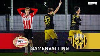 🫣 BLUNDER in de OPBOUW in DOELPUNTRIJK DUEL ️ | Samenvatting Jong PSV - Roda JC Kerkrade