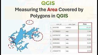 Calculate the Area Covered by Polygon Shapefiles in QGIS | Latest Tutorial