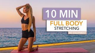 10 MIN FULL BODY STRETCHING - relax, end your workout, tight muscles I Pamela Reif