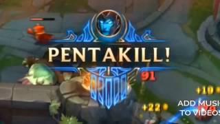 PENTAKILL MONTAGE (LEAGUE OF LEGENDS)