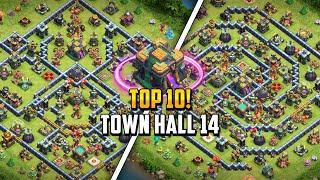 Top 10! Town hall 14 (Th14) Farming/Hybrid/War/Trophy Base Layout + Copy Link 2024 | Clash of Clans