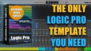 The Best LOGIC PRO Mixing Template! (UPDATED) #LogicPro #LogicProTemplate