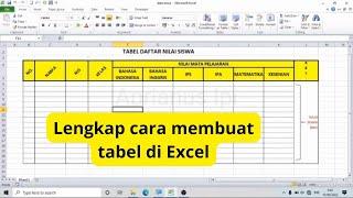 Pemula Harus Tahu Cara Membuat Tabel di Excel Dengan Mudah