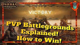 Diablo Immortal : PVP Battlegrounds Explained! How to Win!