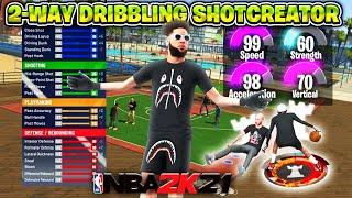 *NEW* OVERPOWERED DEMIGOD BUILD NBA 2K21... BEST DRIBBLER 2K21