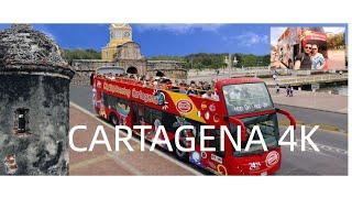 CARTAGENA EN 4K : EL TOUR MAS FAMOSO DEL MUNDO: EL CITYSIGHTSEEING