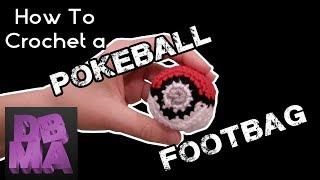 How to Crochet a Pokeball Footbag - Tutorial