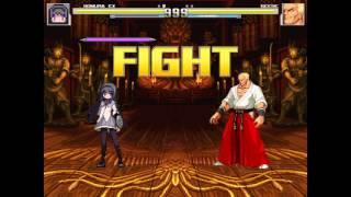 NICK54222 MUGEN: Homura Akemi (me) VS Geese Howard