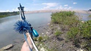 MMA Fighter Catches Fish Using Bow & Arrow