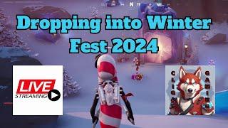 Dropping into Winterfest 2024 Fortnite