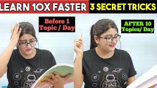 3 Secret Tricks For Learning Fast !! Learning Hacks