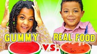 Gummy VS Real Food Challenge