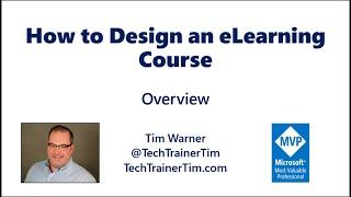 How to Design an eLearning Course - Overview