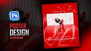 Create Typography poster design in Adobe Photoshop | Photoshop Poster | Typographic poster design