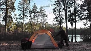 Review Winterial Three Person Tent - Lightweight 3 Season Tent with Rainfly, 3 Person Tent 4.4lbs, S