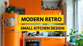 35+ Modern Retro Kitchen Design Ideas for Small Space