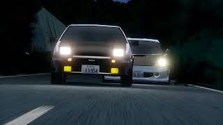 Teaser AE86 vs ZZW30 Revamped Battle | Initial D | Blender