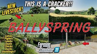 “BALLYSPRING” SIMPLY AWESOME! FS22 MAP TOUR! | NEW IRISH MOD MAP! | Farming Simulator 22 (Review).