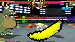 NICK54222 MUGEN: Dancing Banana VS King K. Rool