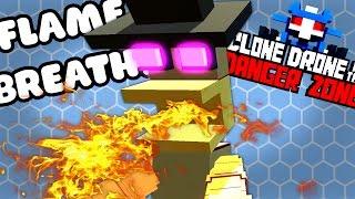 UNLOCKING FLAME BREATH - Clone Drone Inferno Challenge Gameplay