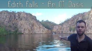 Swimming at Lower Edith Falls - An Oasis in the Northern Territory