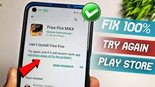  try again if it still doesn't work see common ways to fix the problem | Fix try again play store