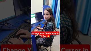 Change Your Excel Cursor Color in 5 Sec #excel #exceltips #sirfexcel