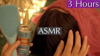 3 Hours of ASMR Sleep Massage Super Relaxing Scalp Massage No Talking