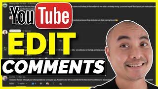How To Edit YouTube Comments On Your Channel and Other Channels (Edit, Reply, Delete Comments)