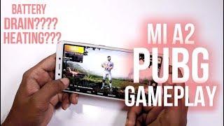 PUBG Gameplay on Xiaomi Mi A2 with Heating Test And Battery Drain Check in Hindi