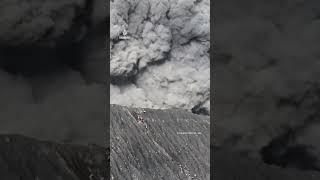 Climbers run for cover as Indonesia volcano erupts | AJ #Shorts