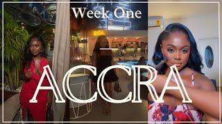 GHANA VLOG: A recap of my first week in Ghana! What's New in Accra? Part One