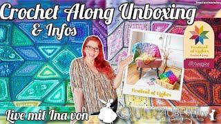  Unboxing Festival of Lights Scheepjes CAL 2025 🫴 & Infos LIVE mit Ina 